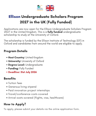 Ellison Scholars