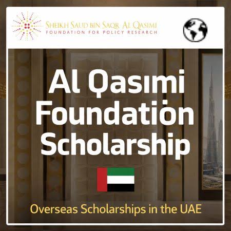 Al Qasimi Foundation Overseas Scholarships 2026