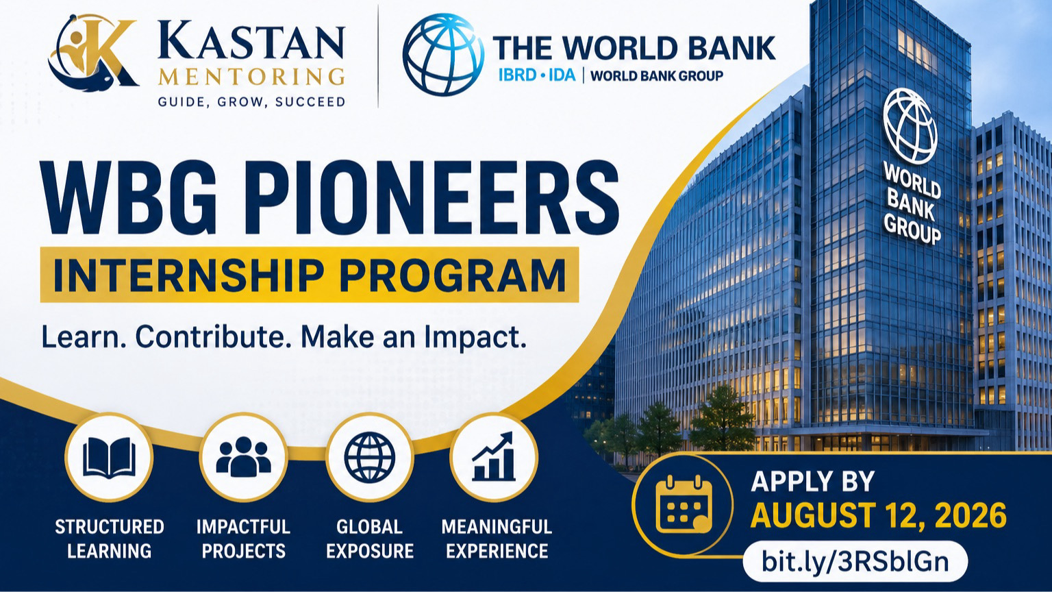 World Bank Group (WBG) Pioneers Internship Program 2026